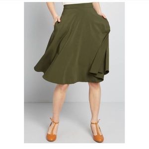 ModCloth A-line Midi Skirt